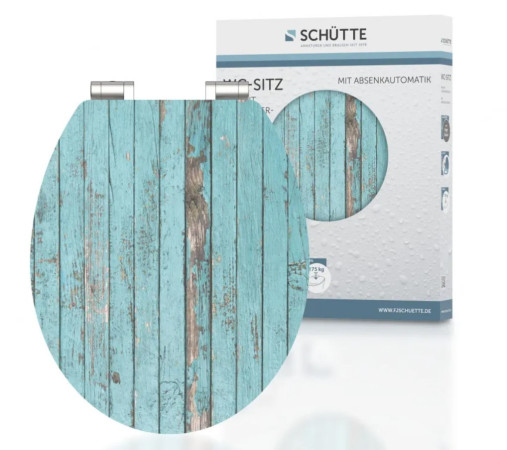 Schütte BLUE WOOD | MDF HG, Soft Close