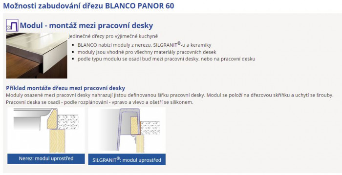 BLANCO Blanco Panor 60